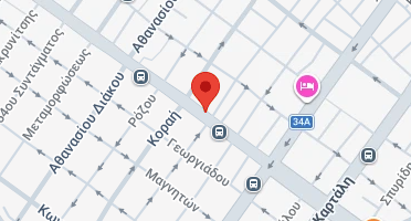 Location of business on map