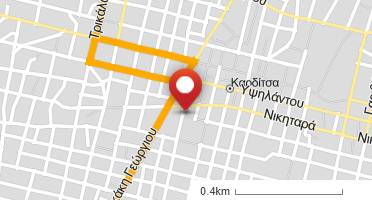 Χάρτης και σημείο της επιχείρησης