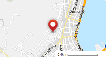 Location of business on map