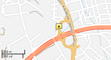 Location of business on map