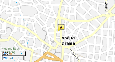 Location of business on map