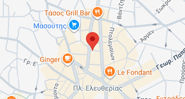 Location of business on map