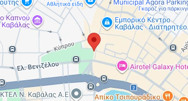 Location of business on map
