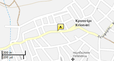 Location of business on map