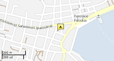 Location of business on map