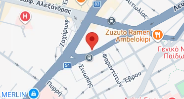 Location of business on map