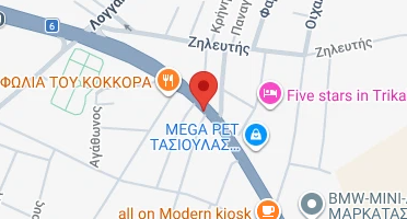Location of business on map