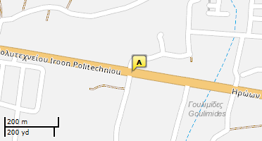 Location of business on map