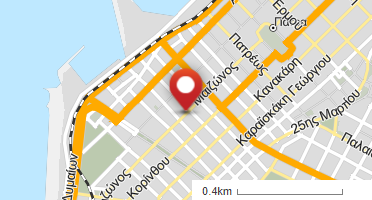 Location of business on map