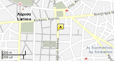Χάρτης και σημείο της επιχείρησης