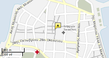 Location of business on map