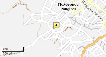 Χάρτης και σημείο της επιχείρησης