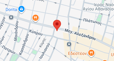Location of business on map