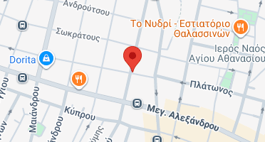 Location of business on map