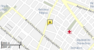 Location of business on map