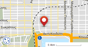 Location of business on map