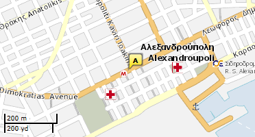 Χάρτης και σημείο της επιχείρησης