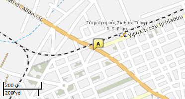Χάρτης και σημείο της επιχείρησης