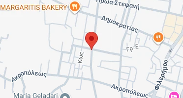 Location of business on map