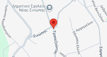 Location of business on map