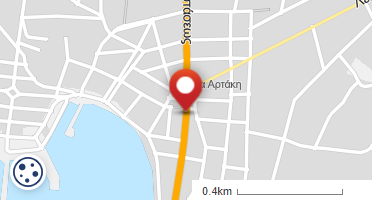 Location of business on map