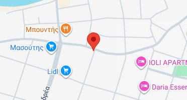 Location of business on map