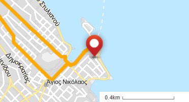 Location of business on map