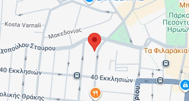 Location of business on map