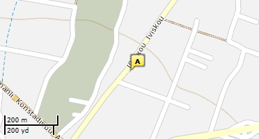Location of business on map