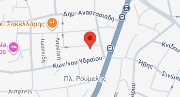 Location of business on map