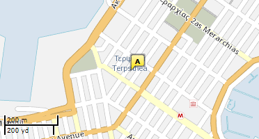 Location of business on map