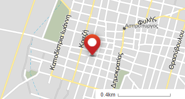 Location of business on map