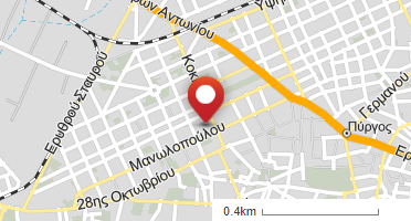 Location of business on map
