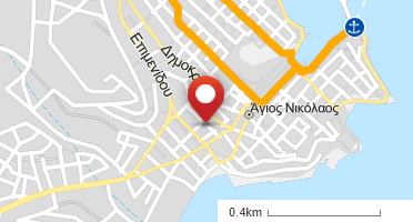 Χάρτης και σημείο της επιχείρησης