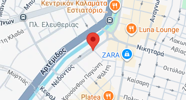 Location of business on map