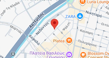 Location of business on map