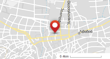 Location of business on map