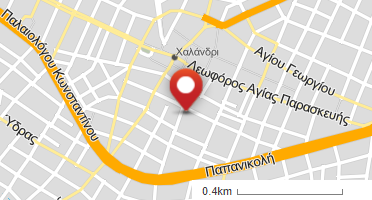 Location of business on map