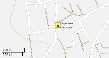Location of business on map