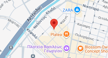 Location of business on map