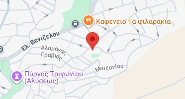 Location of business on map