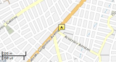 Location of business on map