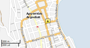 Location of business on map
