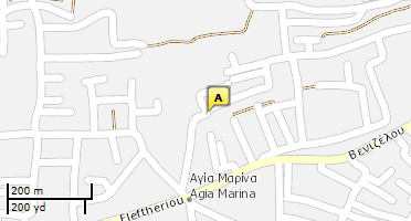 Location of business on map