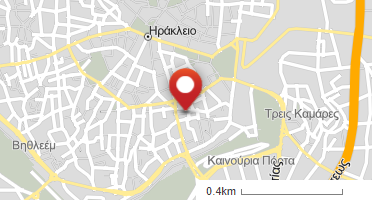 Location of business on map