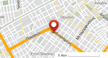 Location of business on map