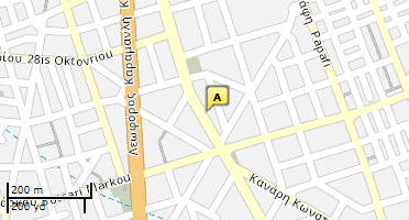 Location of business on map