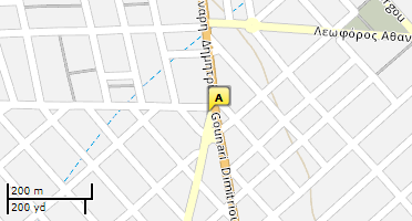Location of business on map