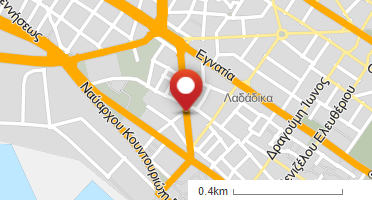 Location of business on map