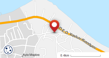 Location of business on map